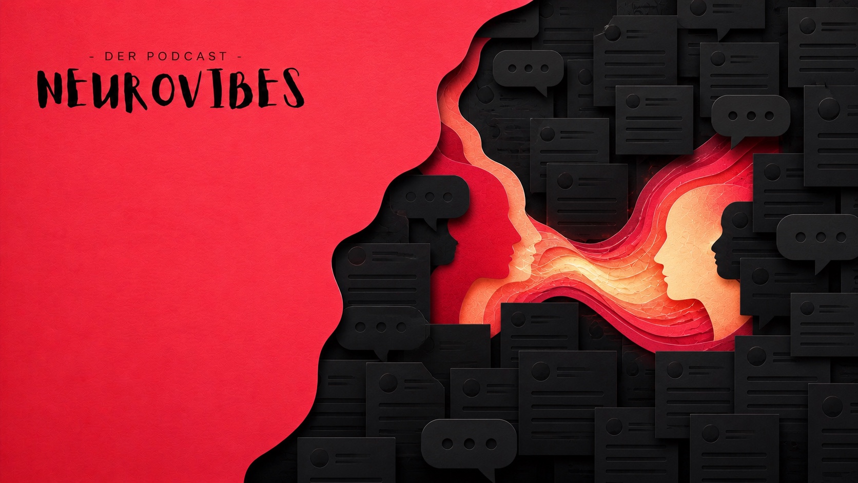 NeuroVibes #3 – leuchtende Verbindung zwischen schwarzen Beitragskarten